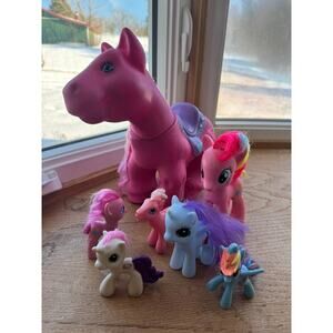 My Little Pony Mixed Herd Lot Large & Small Figures Play Condition